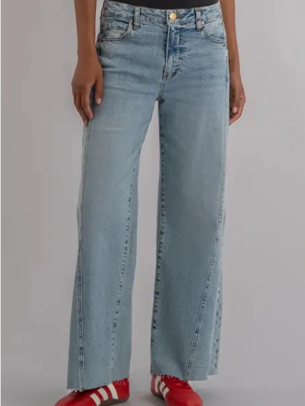 Kut from the Kloth Meg High-Rise Wide-Leg Jeans. Sz 2 - Picture 3 of 13